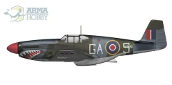 Arma Hobby 1/72 North American P-51C Mustang Mk.III RAF