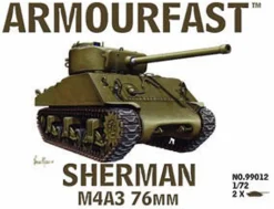 Armourfast 1/72 M4A3 Sherman 76mm Fast Assembly Model Kit
