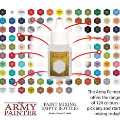 Army Painter Paint Mixing Empty Bottles