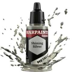 Army Painter Warpaints Fanatic Metallics 3191 18ml Shining Silver Acrylic Paint