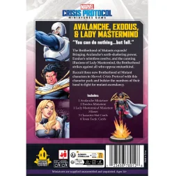 Atomic Mass Games Marvel Crisis Protocol: 173 Avalanche, Exodus & Lady Mastermind