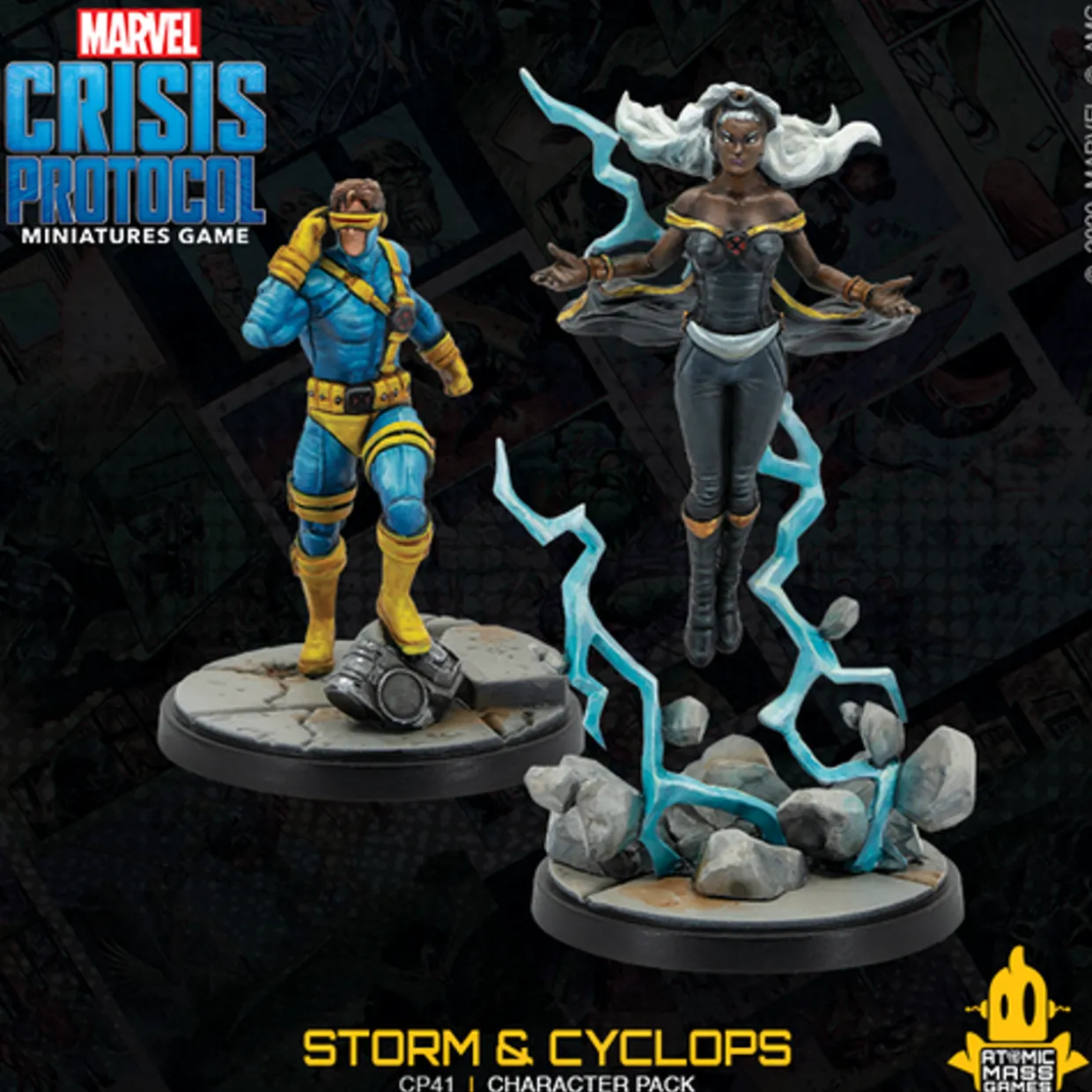 Atomic Mass Games Marvel Crisis Protocol: 041 Storm and Cyclops