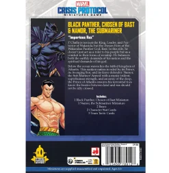 Atomic Mass Games Marvel Crisis Protocol: 158 Black Panther Chosen of Bast and Namor the Submariner