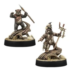 Atomic Mass Games Star Wars Legion - Rebel Alliance - Commander Expansion - Logray & Wicket