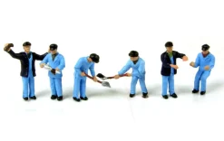 Bachmann Locomotive Staff Set of 6 Figures