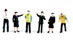 Bachmann Police and Security Staff Set of 6 Figures