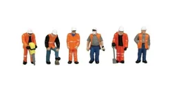Bachmann 1960s Lineside Workers Set Of 6 Figures