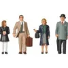 Bachmann 1960/70s Standing Station Passengers Set 6 Figures