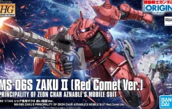 Bandai Gundam High Grade (HG) 1/144 MS-06S Zaku II Char Aznable (Red Comet)