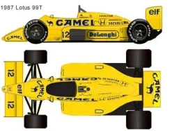 Beemax 1/12 Lotus 99T 1987 World Champion Monaco GP