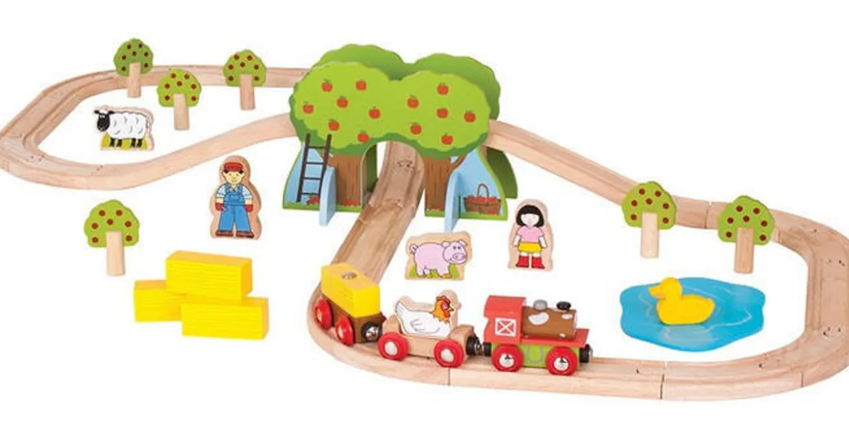 BigJigs Farm Train Set