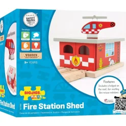 BigJigs Fire Station Shed