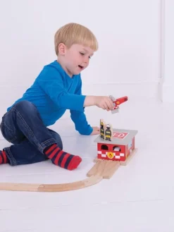 BigJigs Fire Station Shed
