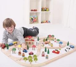 BigJigs Town & Country Train Set