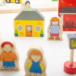 BigJigs Town & Country Train Set