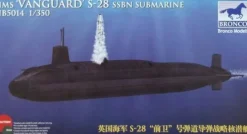 Bronco Kits 1/350 HMS Vanguard S-28 SSBN Submarine