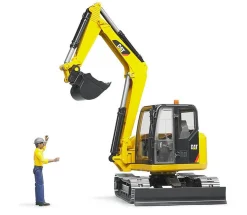 Bruder Cat Mini Excavator With Worker