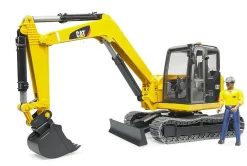 Bruder Cat Mini Excavator With Worker