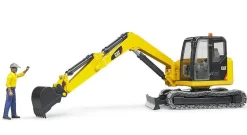 Bruder Cat Mini Excavator With Worker