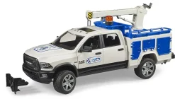 Bruder RAM 2500 Service Truck with Rotating Beacon Light