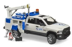 Bruder RAM 2500 Service Truck with Rotating Beacon Light