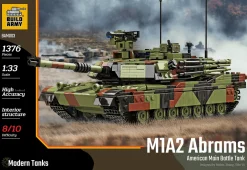 Build Army 1/33 M1A2 Abrams MBT