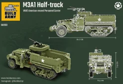 Build Army 1/33 M3A1 Half-Track