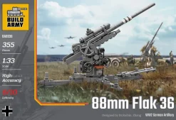 Build Army 1/35 88mm Flak 36 Artillery