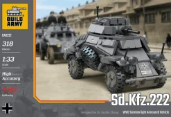 Build Army 1/33 Sd.Kfz.222 Armoured Car