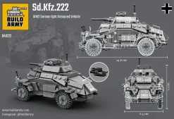 Build Army 1/33 Sd.Kfz.222 Armoured Car