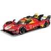 Burago 1/18 Ferrari Racing 499P Le Mans Hypercar 2024 AF Corse #50 Diecast Model
