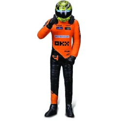 Burago 1/24 F1 McLaren MCL38 2024 With Norris Figure Diecast Model