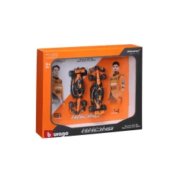 Burago 1/43 F1 Mclaren MCL38 2024 Two Pack - Norris and Piastri