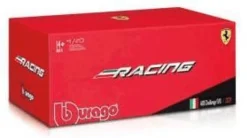 Burago 1/43 Ferrari Racing 499p Le Mans Hypercar 2024 AF Corse #50 Hard Case Diecast Model