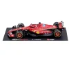Burago 1/18 Ferrari SF-24, Leclerc with Helmet 2024 Formula 1, Deluxe Hard Case