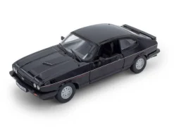 Burago 1/24 Ford Capri 1982 Black Diecast Model