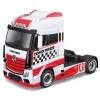 Burago 1/43 Mercedes Benz Actros Gigaspace Cab Red
