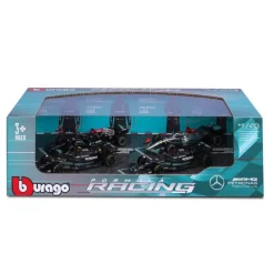 Burago 1/43 Mercedes F1 Lewis Hamilton Highlights 4 Car Set