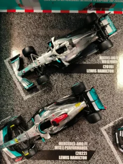 Burago 1/43 Mercedes F1 Lewis Hamilton Highlights 4 Car Set