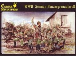 Caesar Miniatures 1/72 WWII German Panzergrenadiers Set 2