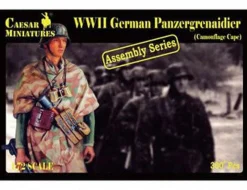 Caesar Miniatures 1/72 WWII German Panzergrenadiers Camo Cape