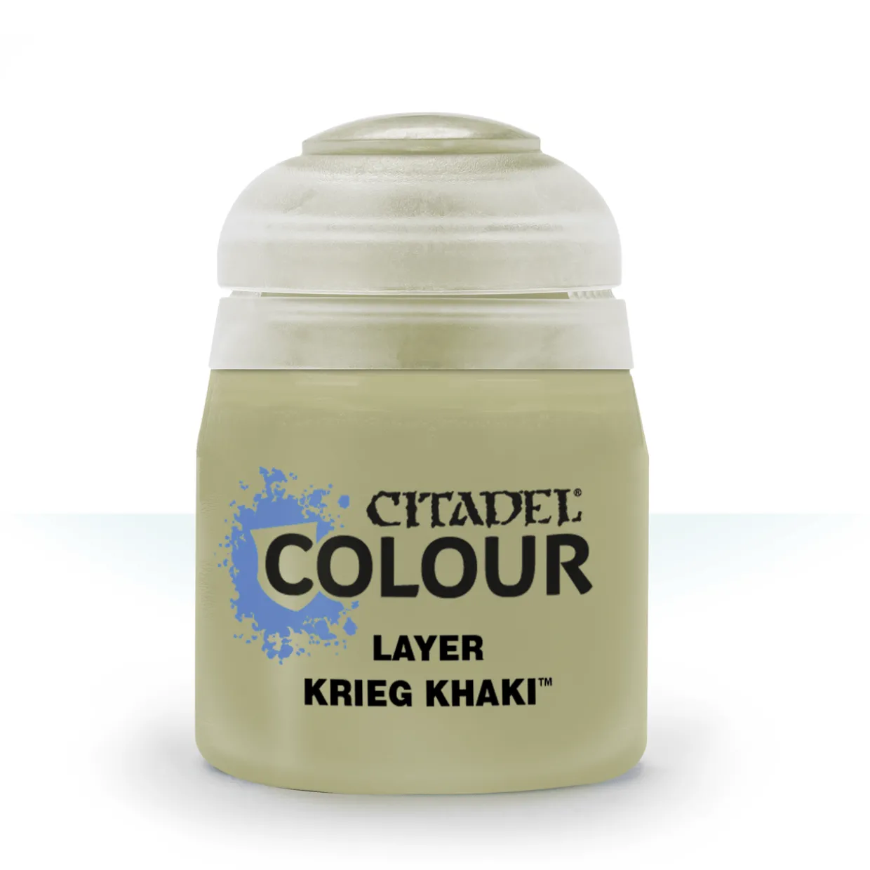 Citadel Colour 12ml Layer Krieg Khaki Acrylic Paint