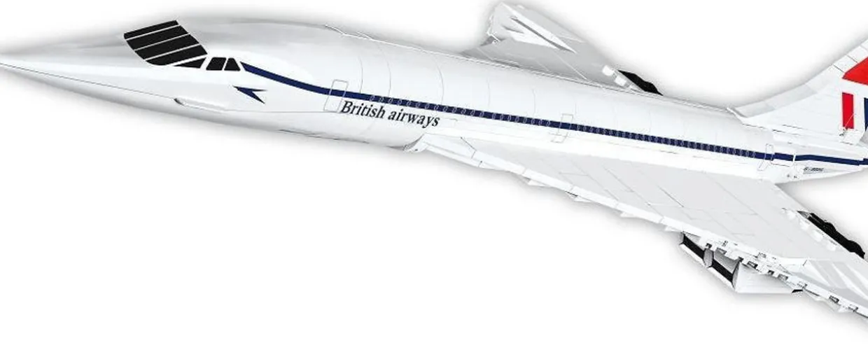 Cobi BA Concorde G-BBDG Brick Set