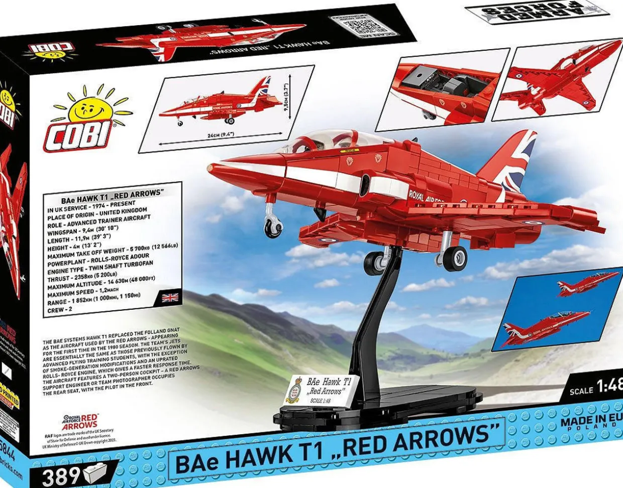 Cobi BAe Hawk T1 Red Arrows