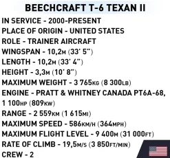 Cobi Beechcraft T-6 Texan II USAF