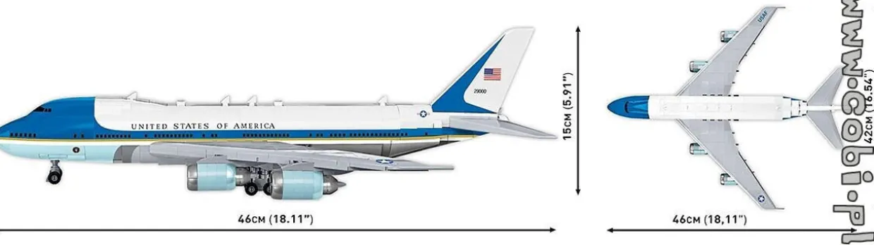 Cobi Boeing 747 Air Force One