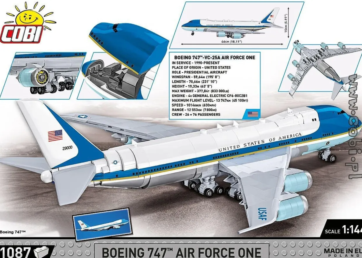 Cobi Boeing 747 Air Force One