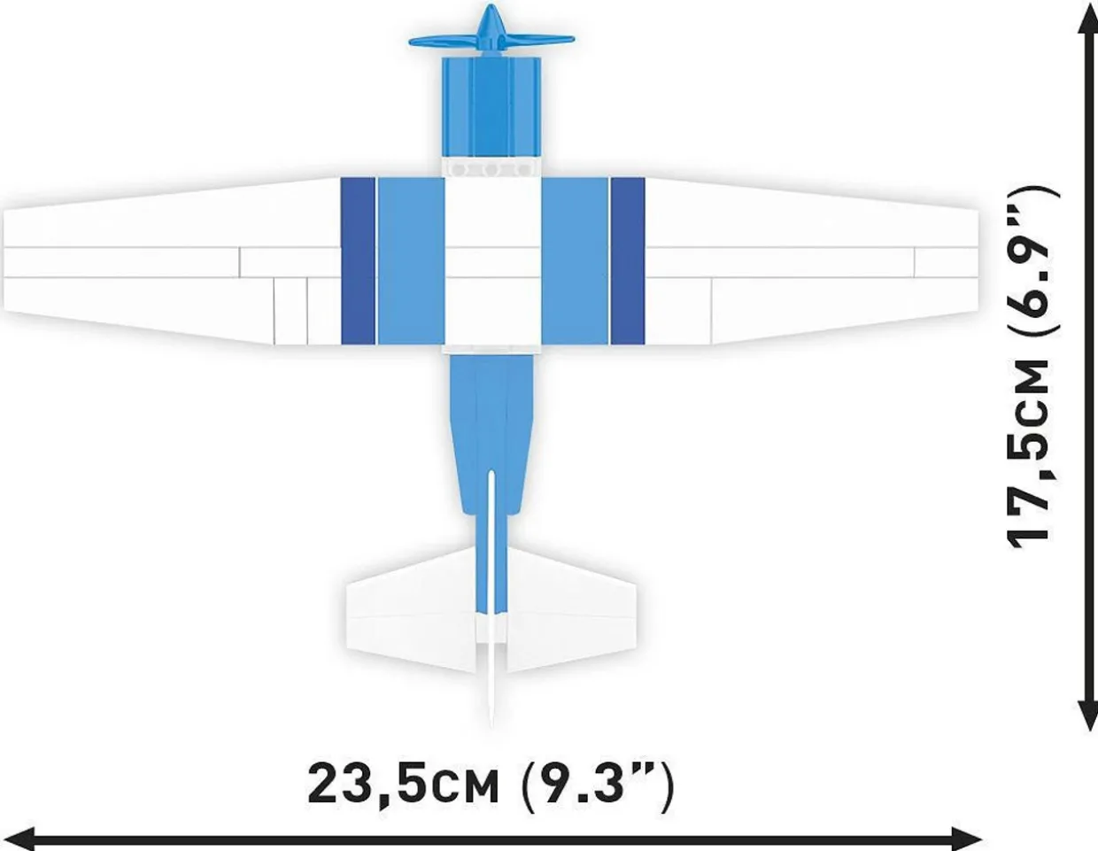 Cobi Cessna 172 Skyhawk-White-Blue