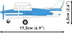 Cobi Cessna 172 Skyhawk-White-Blue