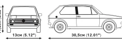 Cobi Volkswagen Golf GTI (1976-1983) - Executive Edition